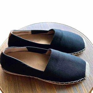 Vionic Black Coast Valeri Espadrille Size 6 NIB